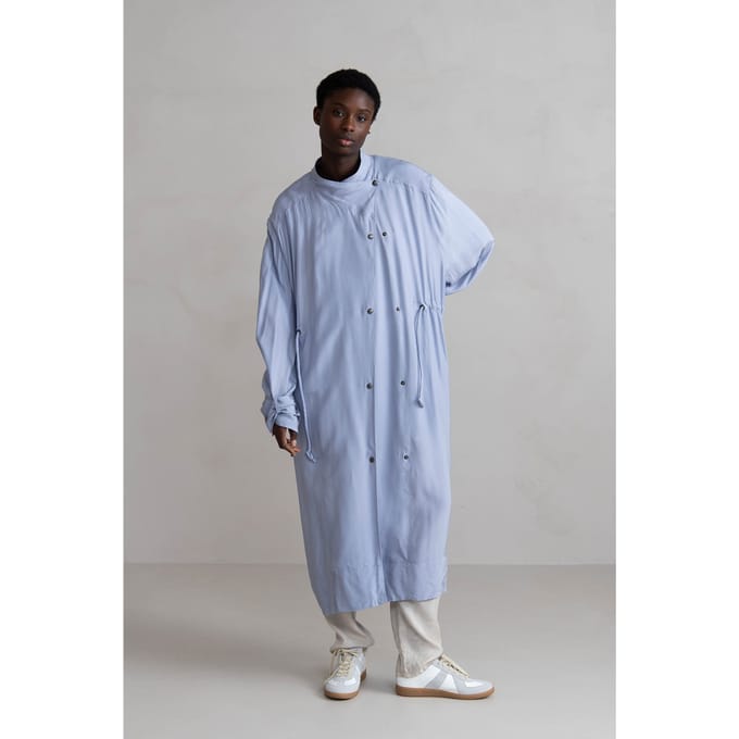 Humanoid Dru Sky Blue Taglia: M | Cappotti monopetto Outlet | Donna | Blu