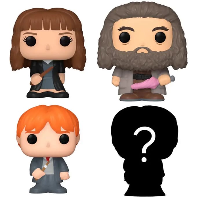 Funko Harry Potter - Bitty POP! 4-Pack Hermione 2,5 cm Verzamelfiguur - Multicolours