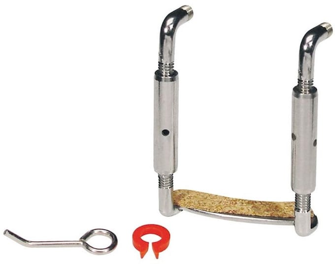 ELS CSV-14 chinrest clamp for violin, 1/4, German quality