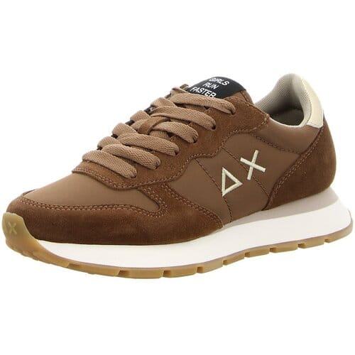 Sun68 Ally Solid Nylon Sneakers - Dames - Bruin - Maat 39