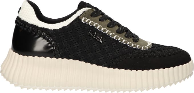 La Strada Sneaker Zwart Textiel - Damesschoenen - Maat - 40