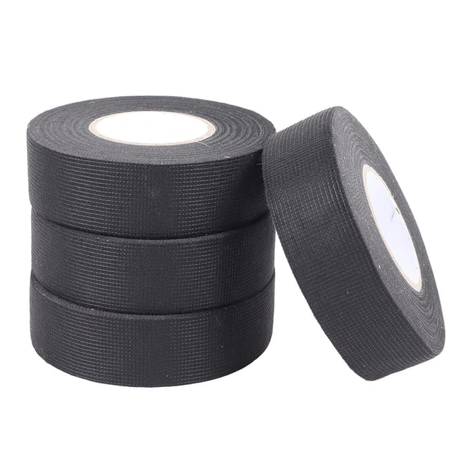 4 stuks Auto Kabelboom Tape Automotive Kabelboom Doek Hoge Temp Elektrische Isolatie Zelfklevend