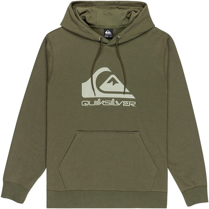 Quiksilver Comp Logo Hoodie Groen S Man