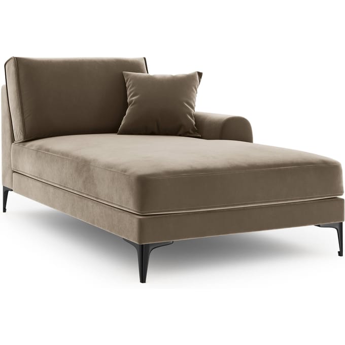 Chaise longue Madara rechts velvet | Mazzini Sofas