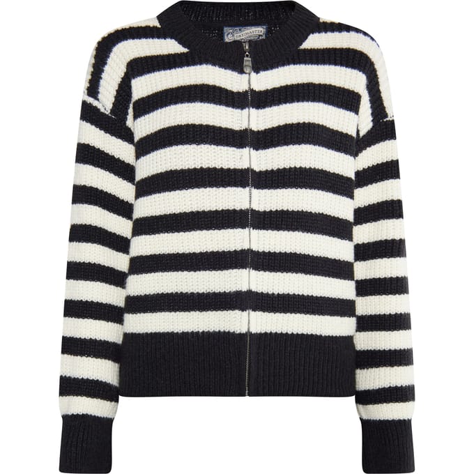 Dreimaster Vest Dames zwart en wit