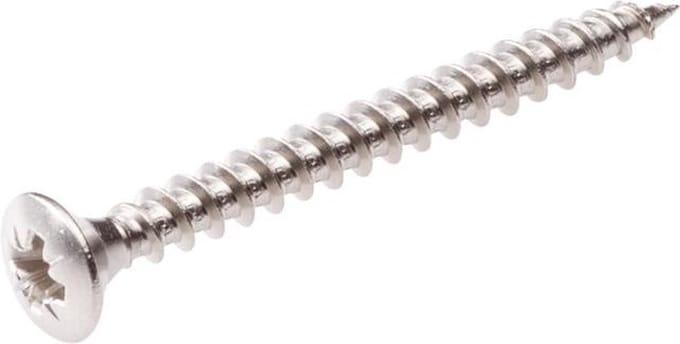HL Spaanplaatschroef LK 3x25Vd PZ RVS - 200 stuks