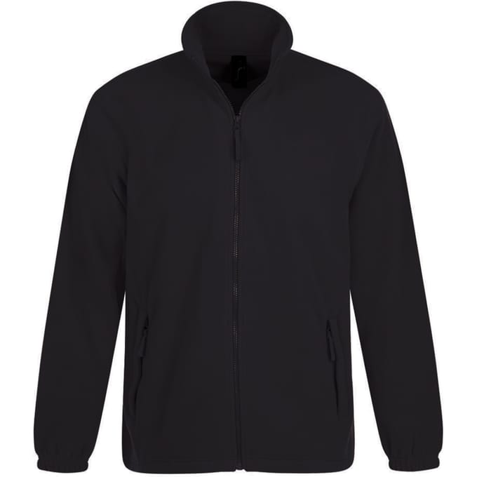 SOLS Heren North Full Zip Outdoor Fleece Jacket (Houtskool)