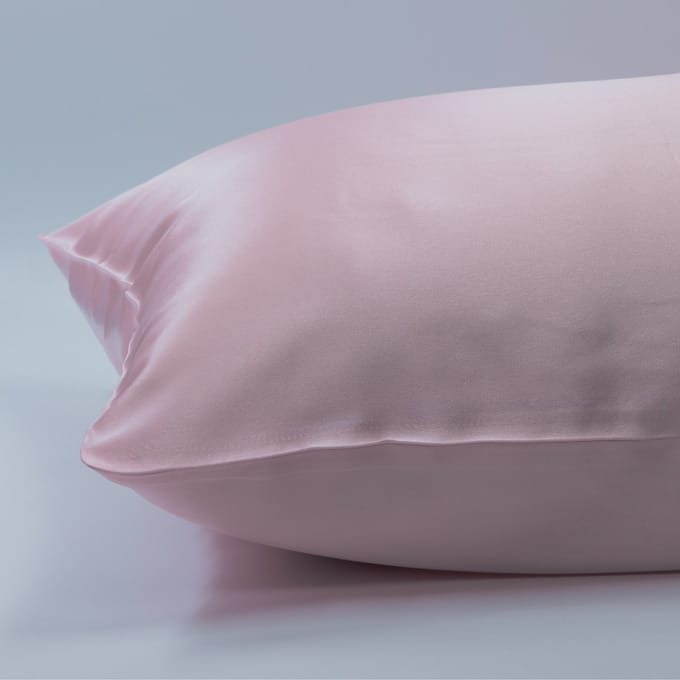 Zijden kussensloop 40x80cm Vintage Roze Ritssluiting 22 Momme - Kussensloop set - Luxe Silk Kussensloop 100% moerbei zijde - Zijde kussensloop - Silk Heaven - 40x80cm / Ritssluiting