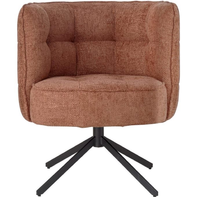 PTMD - Eetkamerstoel Odin - Bruin - 67x73x80cm