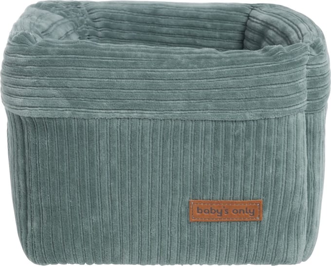 Baby's Only Commodemandje - Opbergmandje - Commode organizer - Babykamer accessoires Sense - Zeegroen