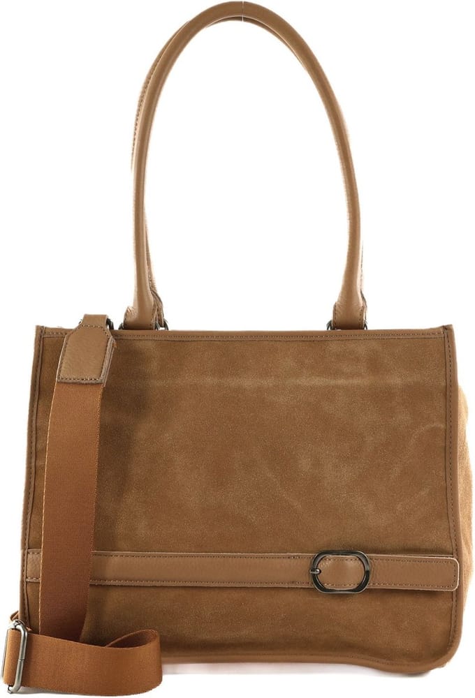 FREDsBRUDER Leren Jo Big Shopper Caramel Lichtbruin
