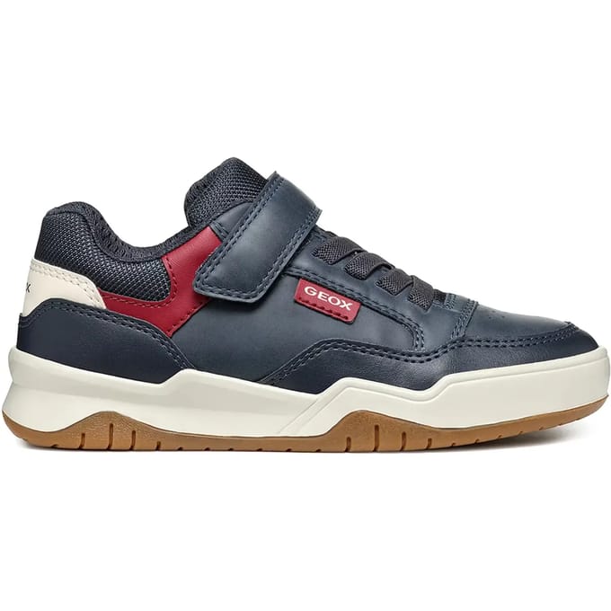 GEOX PERTH JONGENS Sneakers - MARINEBLAUW/DONKERROOD - Maat 28