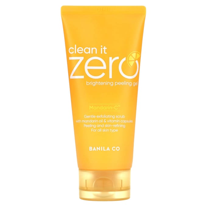 Banila Co, Clean It Zero, Gel Peeling Éclaircissant, pour tous types de peau, 4,05 fl oz (120 ml) beige