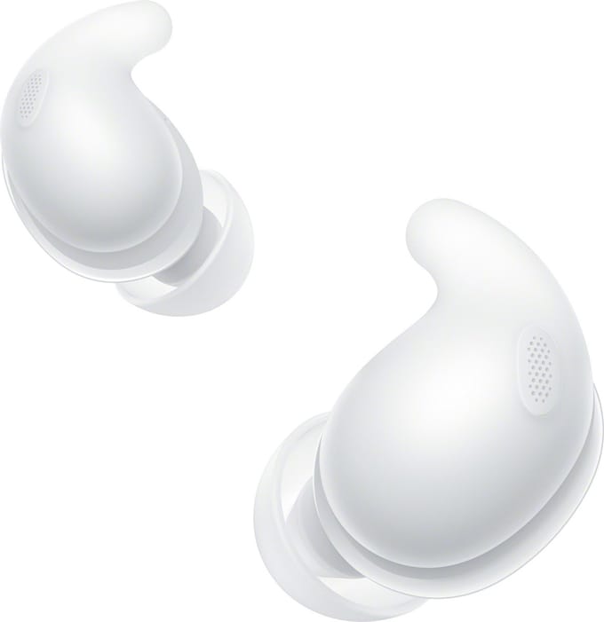 Sony LinkBuds Fit – Volledig draadloze Bluetooth-oordopjes met ruisonderdrukking – wit
