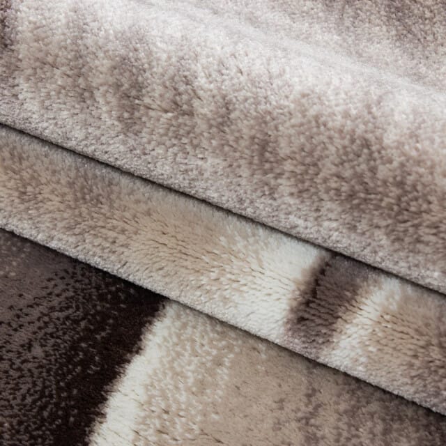 Muratap Parma design vloerkleed bruin / beige laagpolig- 80x150 cm