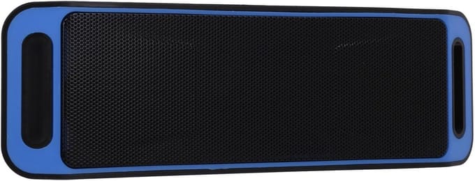 Mini Luidspreker - Draagbare Speaker - Muziek Luisteren - Ingebouwde Microfoon - 20 cm Lengte - Blauw