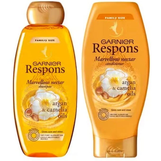 Garnier Respons Marvellous Nectar Shampoo &amp; Conditioner 2 x 400 ml