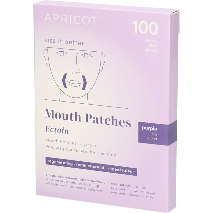 APRICOT Mondrimpads "kiss it better" met ectoine 100 Pleister