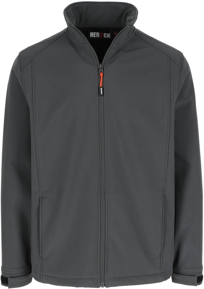 Herock Julius Softshell Werkjas Heren – Winddicht & Waterafstotend – Zwart – Maat 4XL