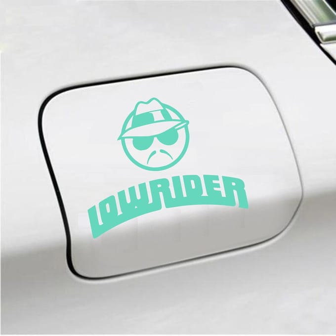 Bumpersticker - Low Rider - 12,5 X 15,6 - Mint