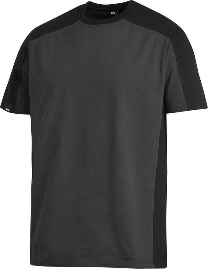 FHB Marc TShirt tweekleurig AntracietZwart maat M