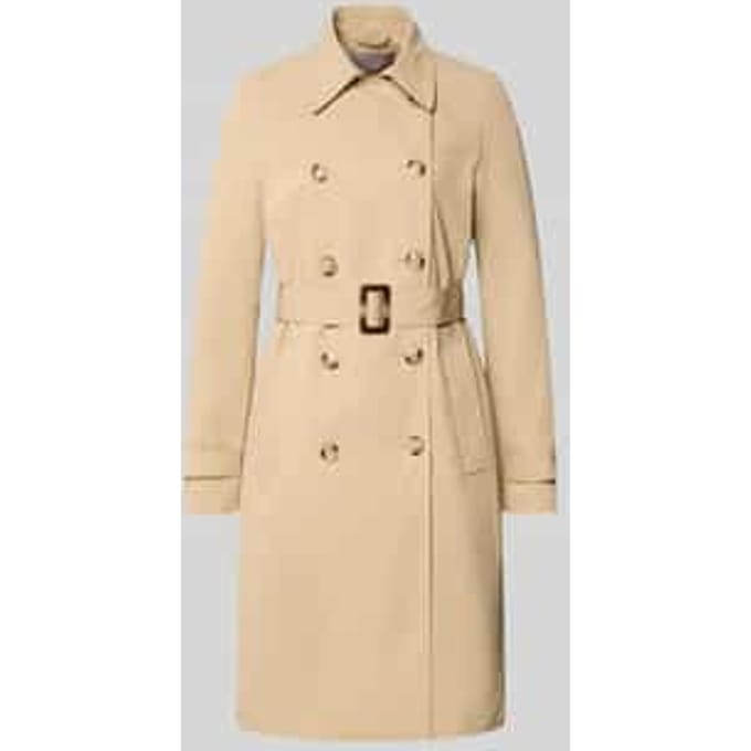 Trenchcoat met mouwsluitingen