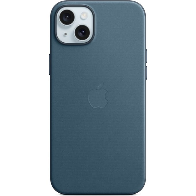 Apple FineWoven Case with MagSafe geschikt voor iPhone 15 Plus - Pacific Blue