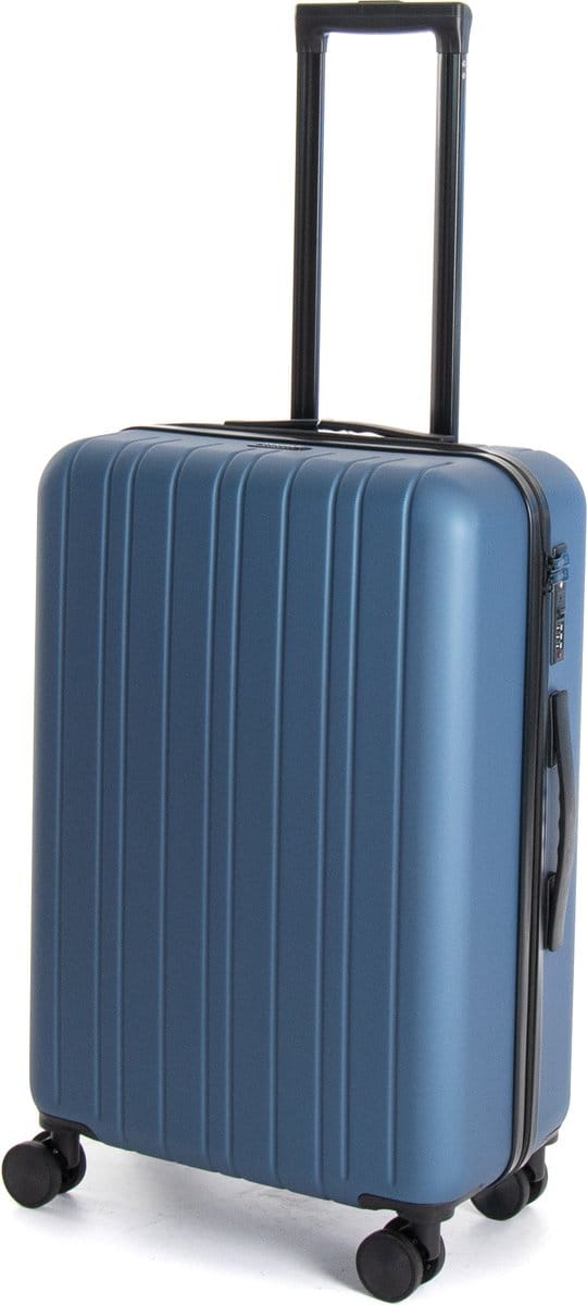 AttitudeZ Azur Reiskoffer Medium Blauw 67cm - TSA-slot