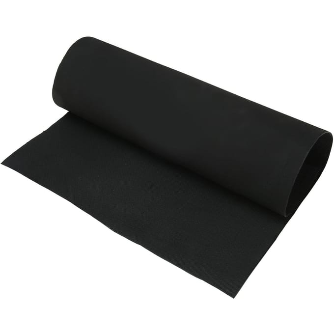 Schoen Rubber Zoolplaat Zwart 1.2mm Antislip Zacht Slijtvast Rubber Zoolplaat voor Onderkant black