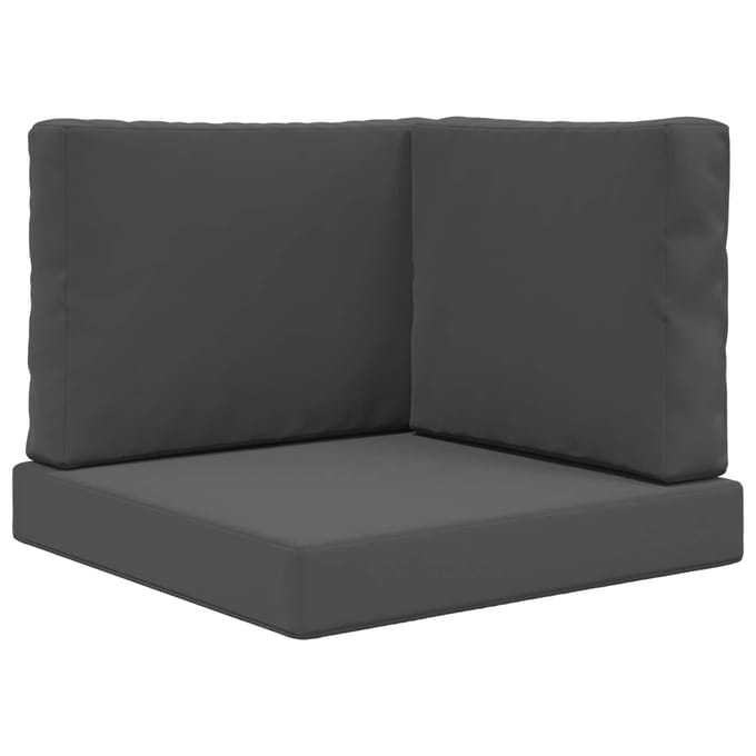 vidaXL - Buitenbankkussen - Polyester - Antraciet - 60 - x - 60 - cm