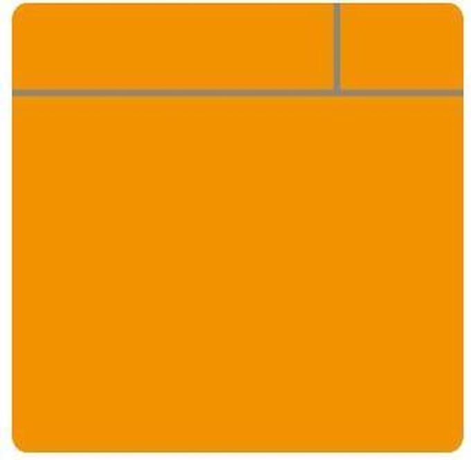 Scrum whiteboard magneet oranje -
