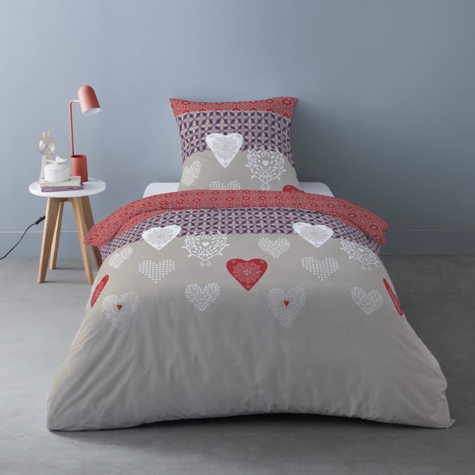 Dekbedovertrek Flanel - Winter - 1 persoon - 140 x 200 cm - Ytan