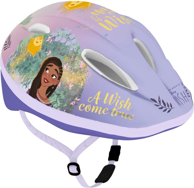 Fietshelm Meisjes Kinderen Disney Wish Kinderhelm Paars 52-56 cm