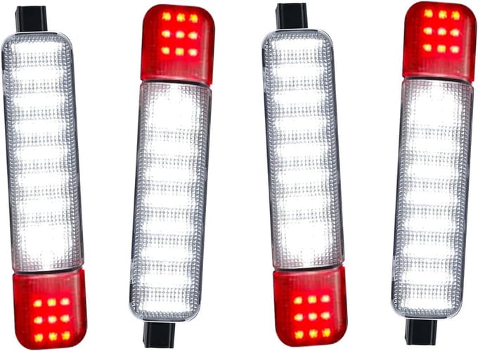 4-Pack LED Interieur Verlichting Panelen voor Chevy Silverado GMC C/K Sierra Suburban Avalanche Hummer H2 Yukon