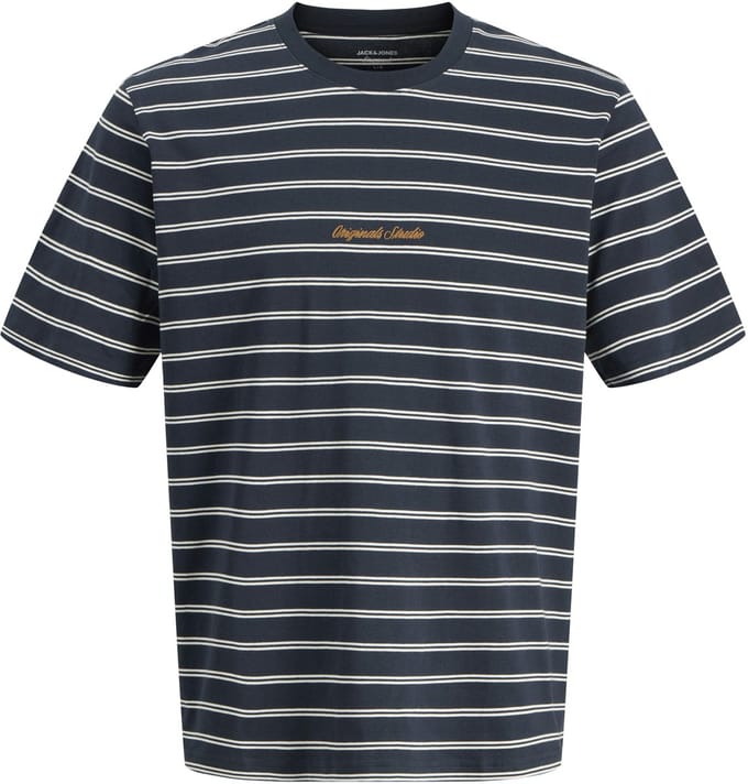 JACK&JONES - JORNORREBRO STRIPE TEE SS CN JNR - Jongens - T-shirts