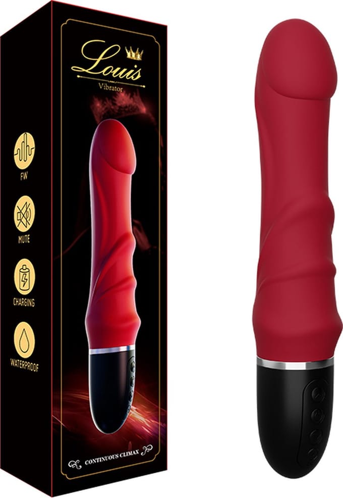 BR306 – Power Escorts Louis G-Spot Vibrator Silicone – 10 Speed