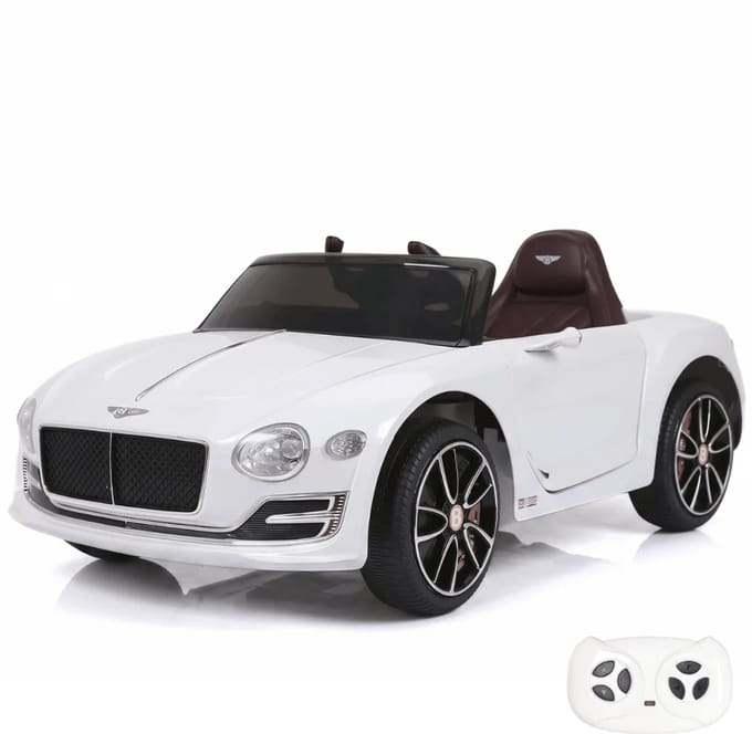 Bentley EXP12 Speed - Elektrische Kinderauto 12V - 1 tot 5 jaar - Wit