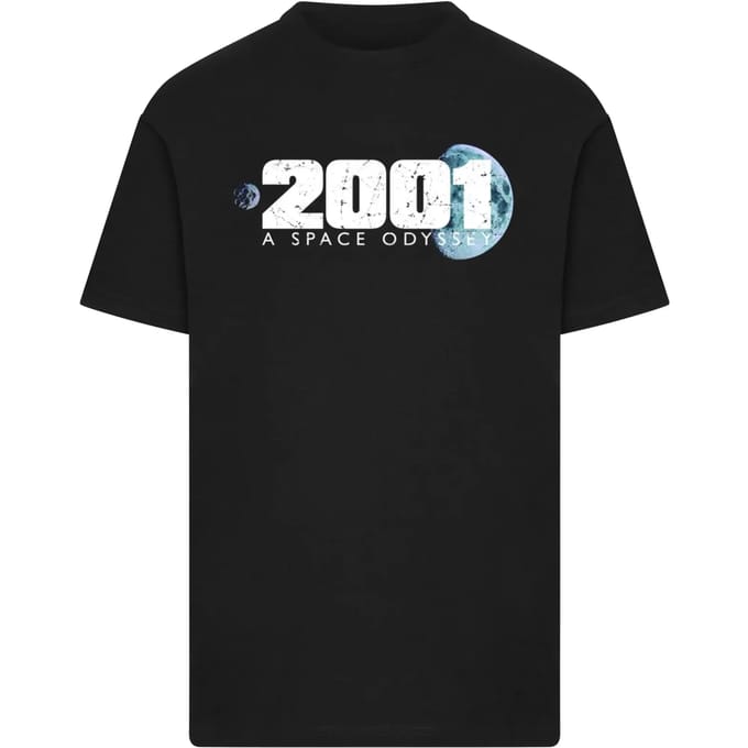 Merchcode A Space Odyssey - Planet Heren Tshirt - M - Zwart