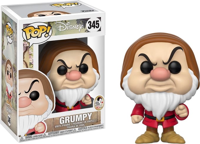 Funko Pop! Grumpy #345 Sneeuwwitje Disney ! - Verzamelfiguur