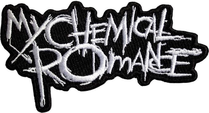 My Chemical Romance - The Black Parade Logo Patch - Zwart/Wit