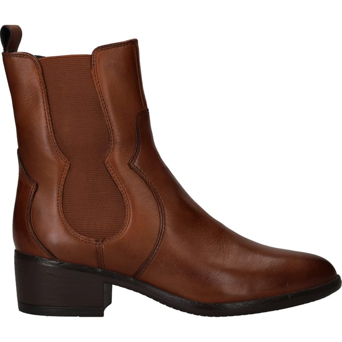 LOFF 1881 Enkellaarsjes - Dames - Cognac - Maat:36