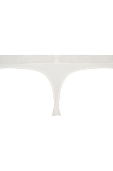 Hunkemöller Dames Lingerie String Mesh - Wit - maat S