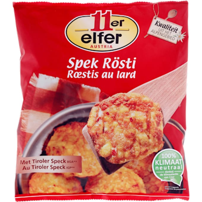 Ambachtelijk spek rosti