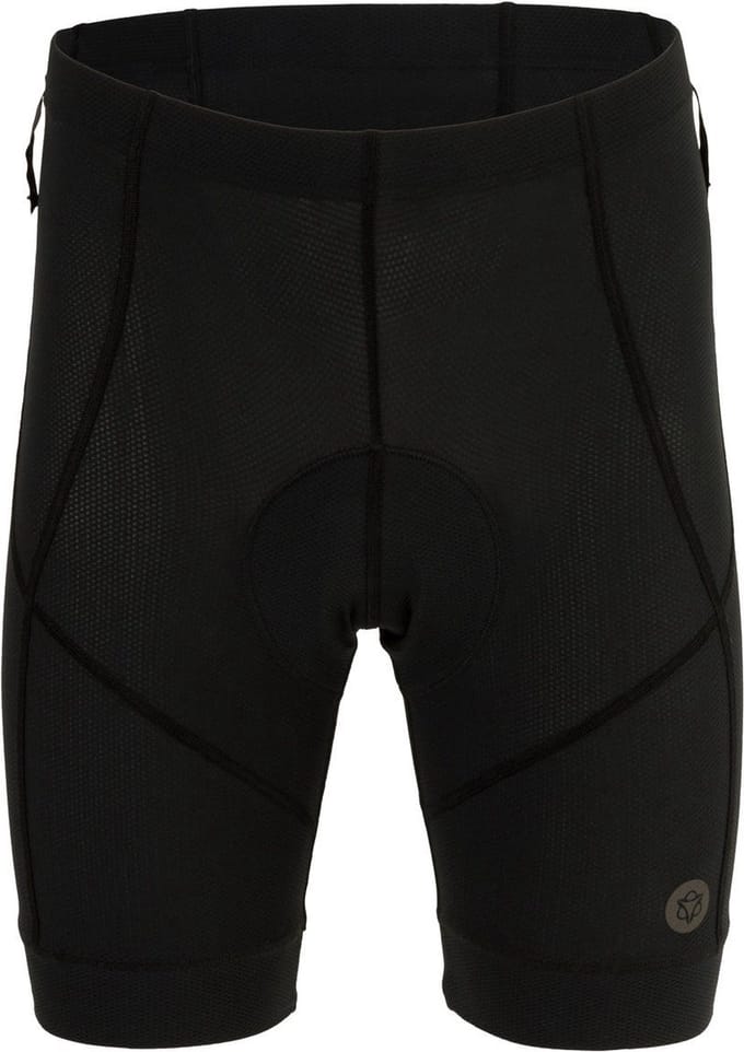 AGU Venture - Liner Short Dames - Fietsbroek met zeem - MTB - Ademend mesh - Red 120 zeem - Flatlock naden - Zwart - S