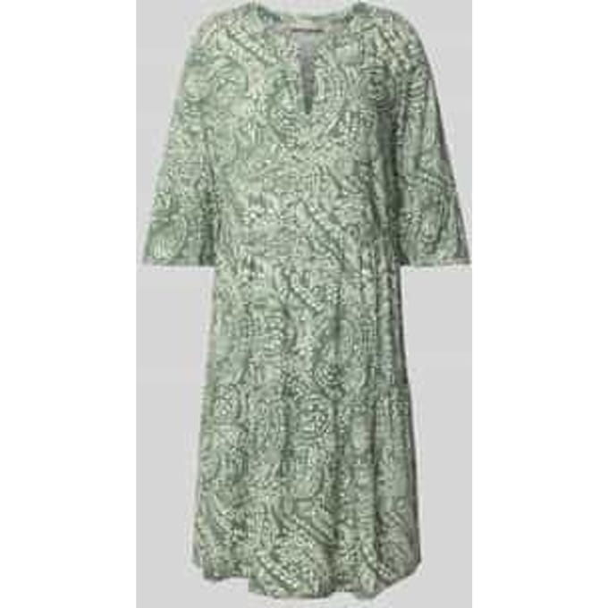 Tuniekjurk van viscose in laagjeslook