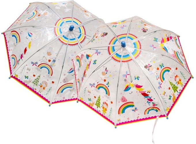 Floss & Rock Paraplu Rainbow - 66 cm x Ø 60 cm - Verandert van kleur