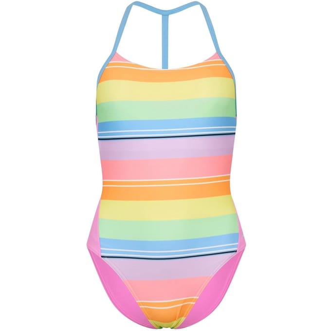 Zoggs Dames/Dames Kleurblok Eendelig Zwempak (Veelkleurig)