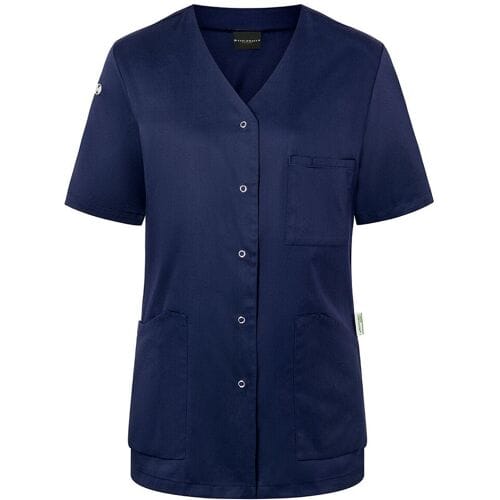 (6 stuks) KARLOWSKY Korte Mouw Dames Tuniek Essential - Marineblauw - maat: 48