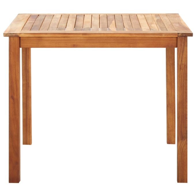 vidaXL - 5-delige - Eethoek - poly - rattan - en - massief - acaciahout - grijs