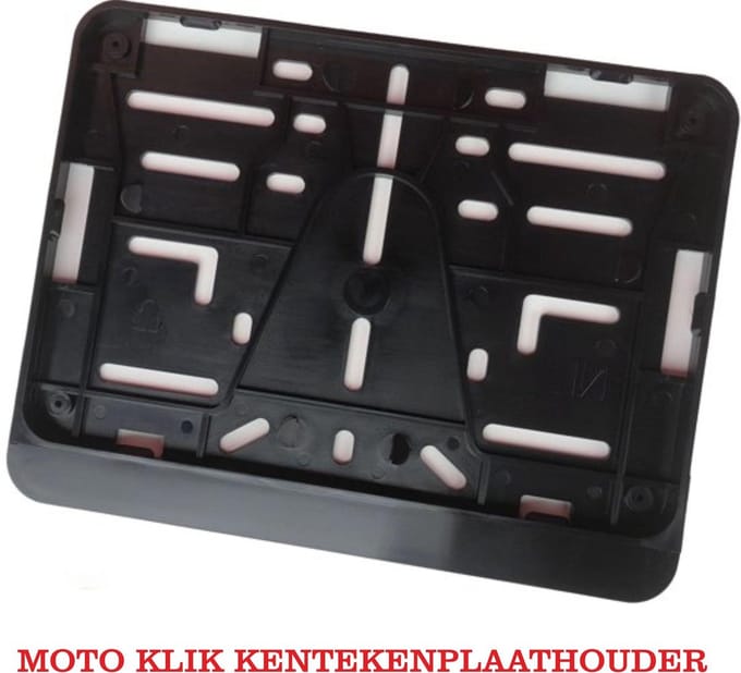 Motor Kentekenplaathouder Nederland - 21 x 14,3 cm - Premium Quality - Nummerplaathouder Motor